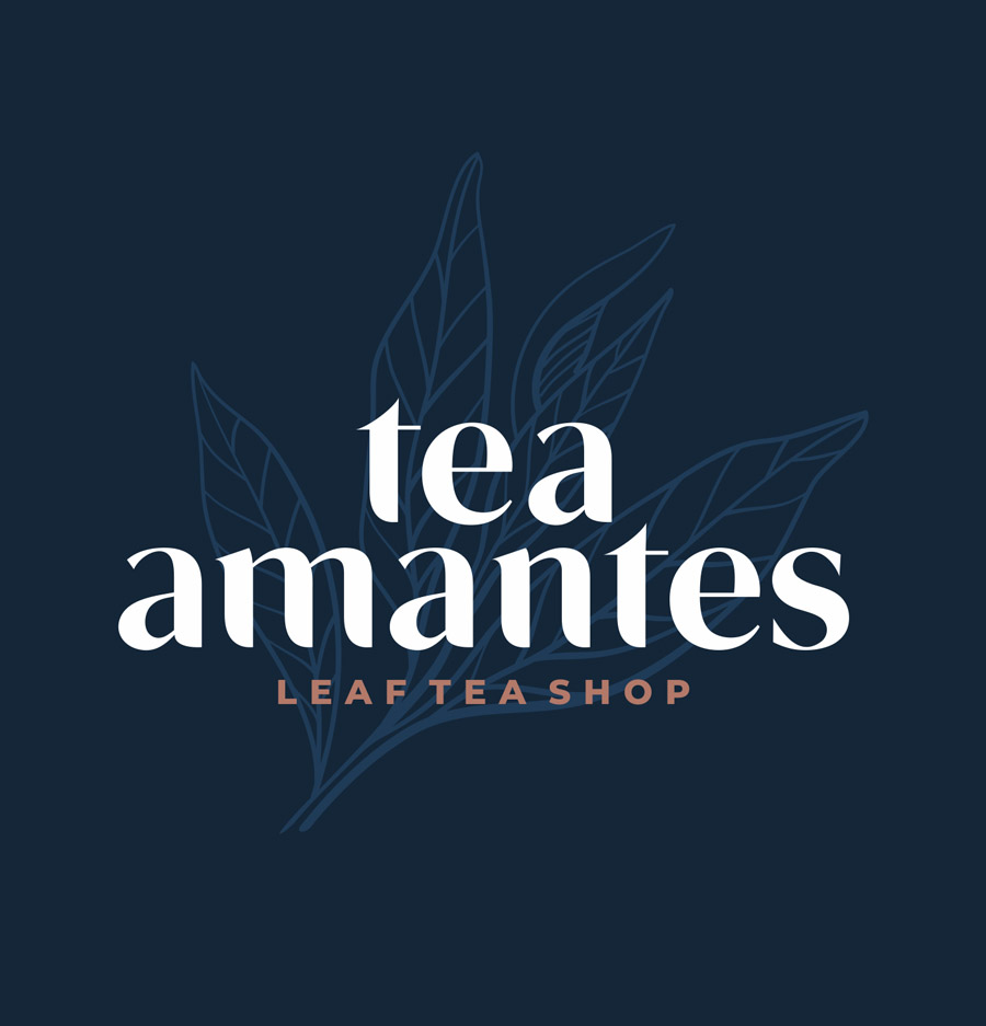 Tea Amantes, Wild Head Studio, logo